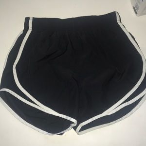 Nike Black Shorts with White stripes size small